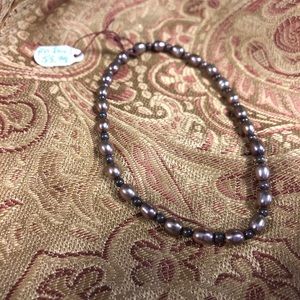 Purple Pearl Bracelet